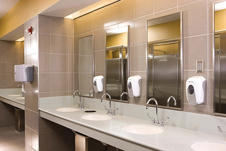 浴室：玻璃和浅表表面清洁剂